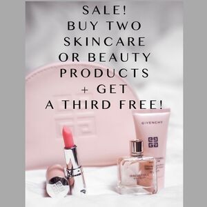 Beauty + Skincare Sale. Buy 2 Get 1 Free!